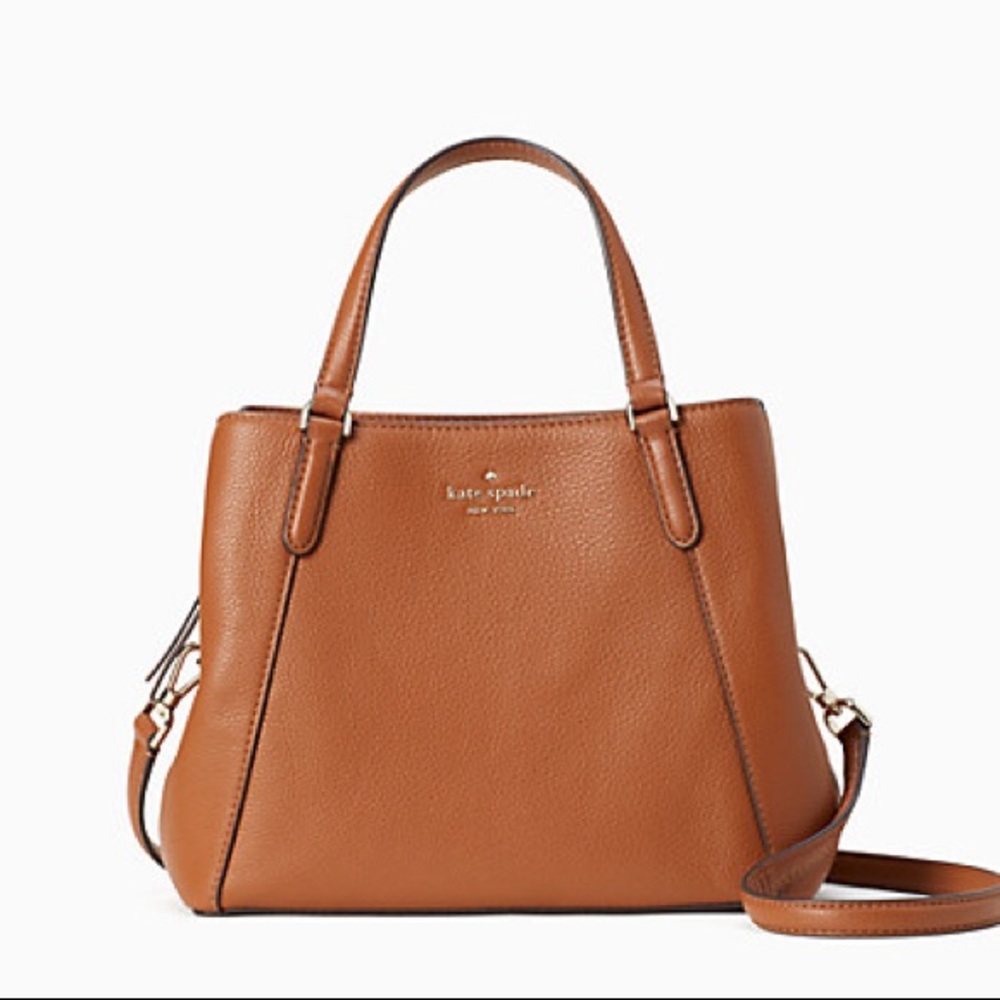 NWOT Kate Spade Jackson Medium Brown Satchel